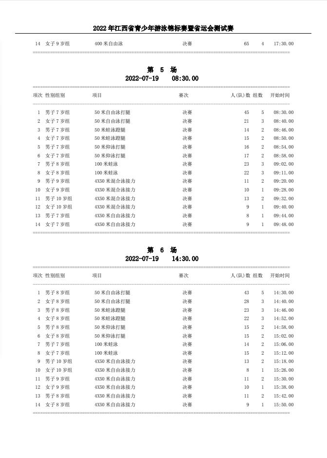 江西公开水域游泳比赛,江西游泳比赛2024安排