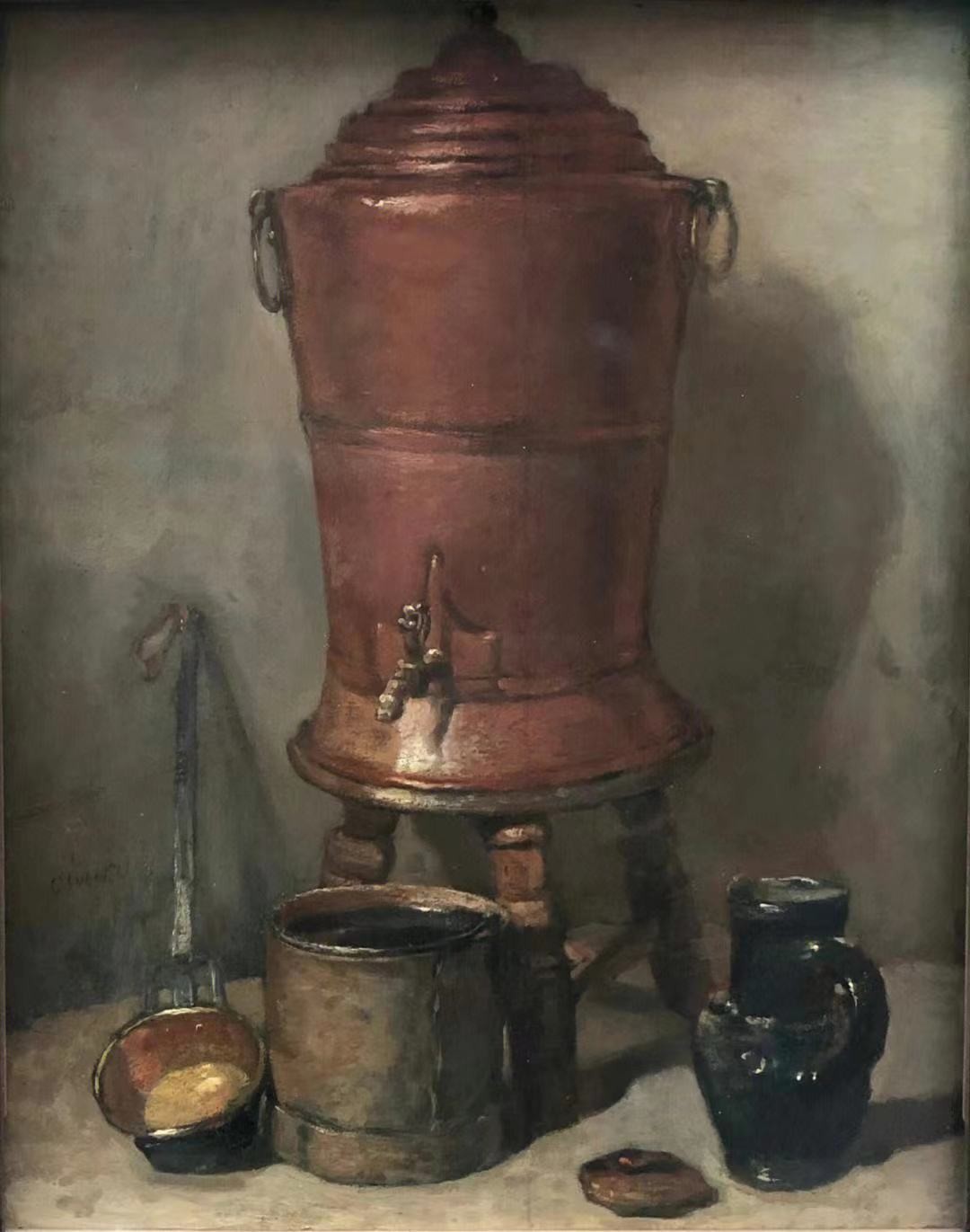 夏尔丹画了什么画,夏尔丹油画画法