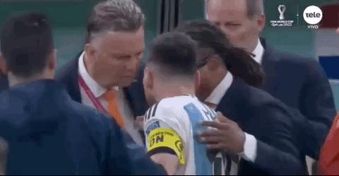 梅西挑衅范加尔里克尔梅,梅西挑衅范加尔大耳朵原音