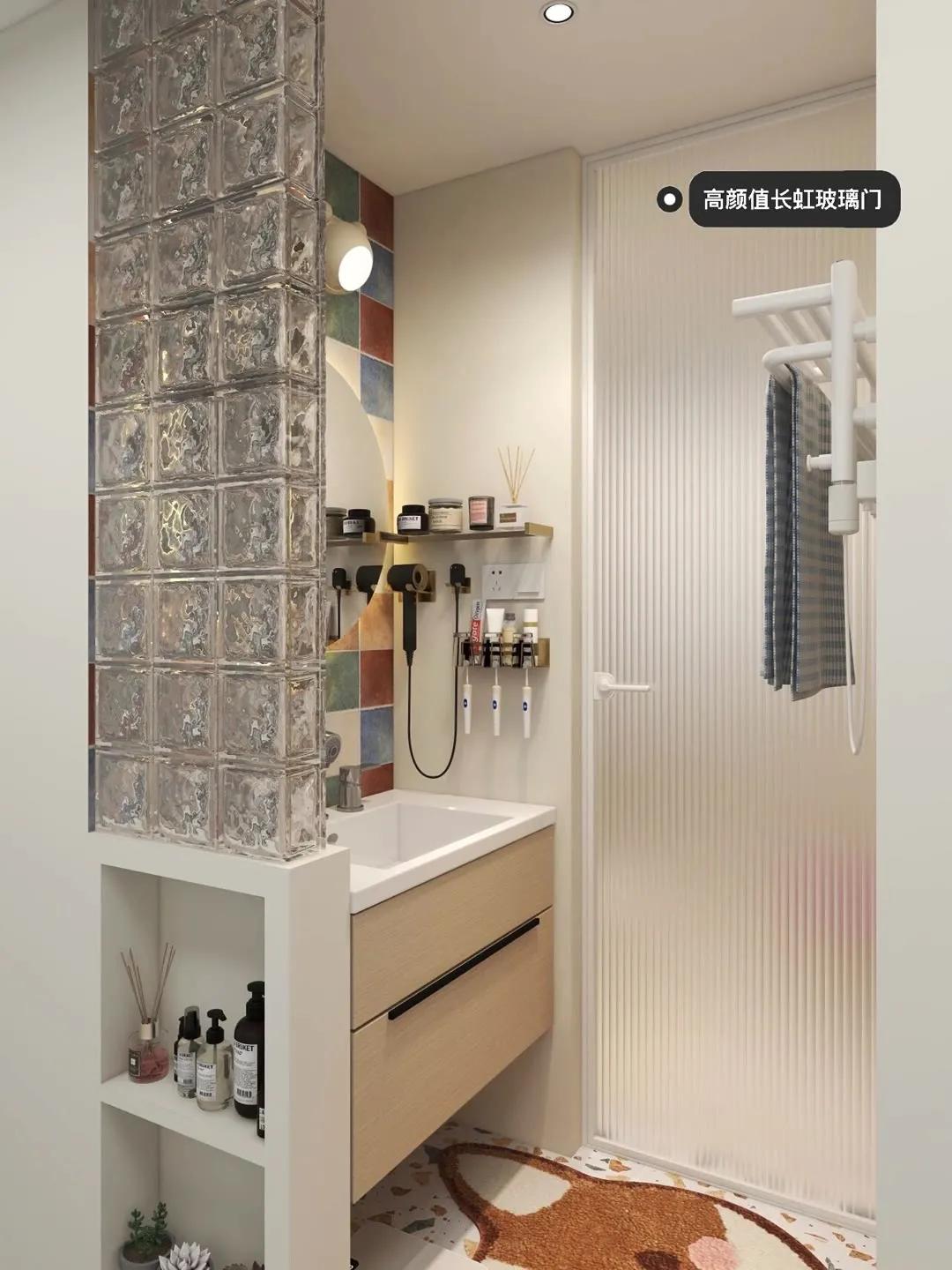 卫生间玻璃隔断做多高,2024年卫生间玻璃隔断最流行款式