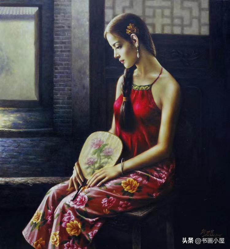 人体油画，你能感受到她的迷人魅力吗？