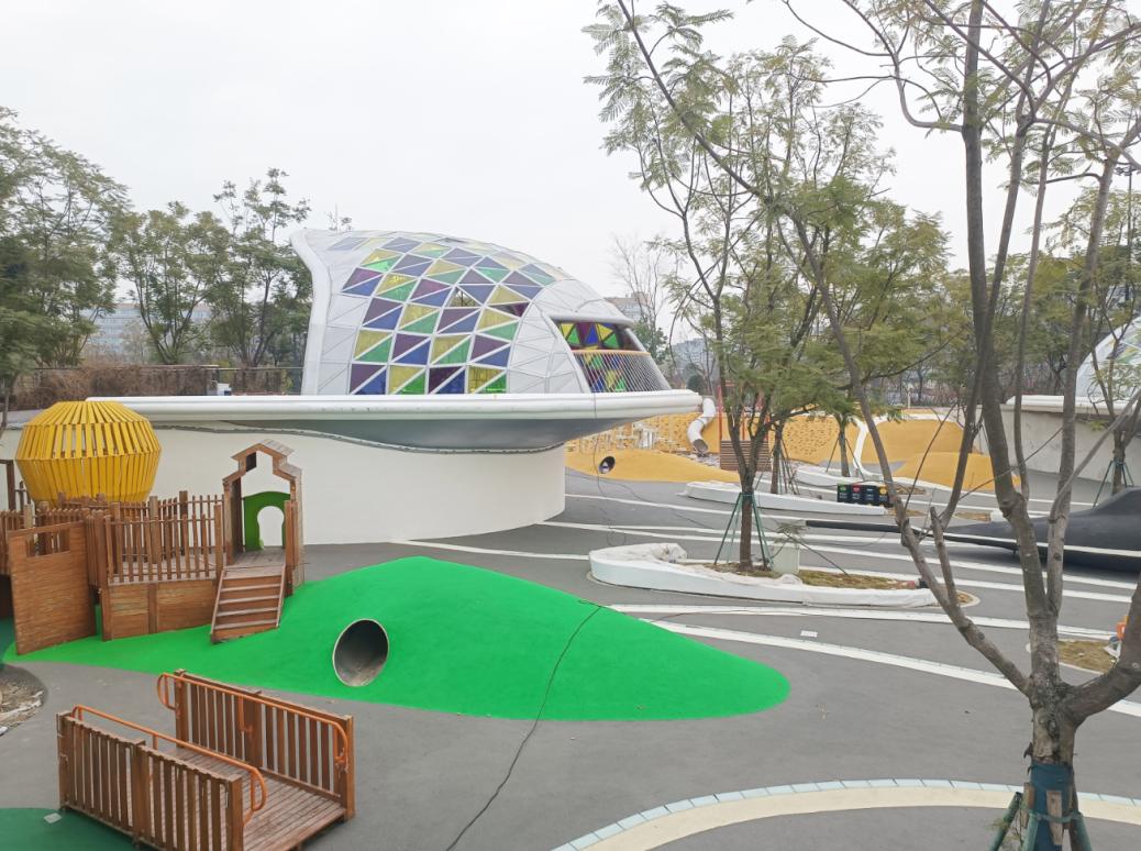 双流新打造的公园,双流新公园