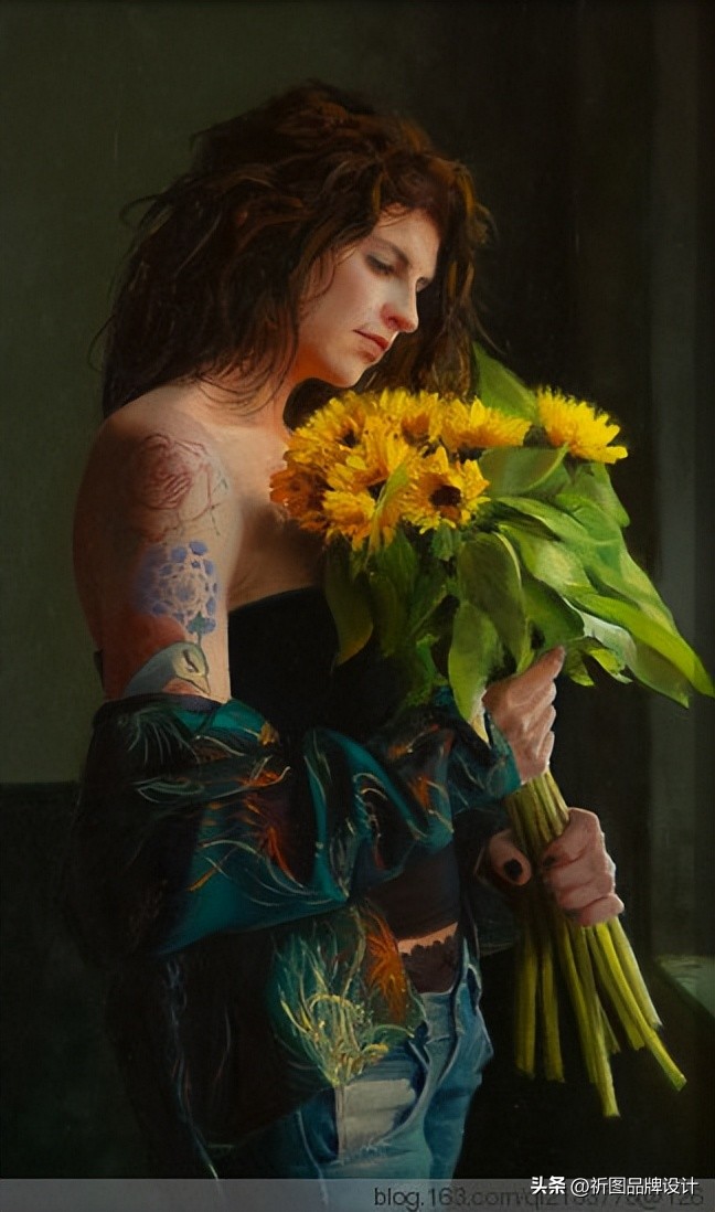 欧洲艺术家唯美人物肖像油画,荷兰画家古典静物油画作品欣赏