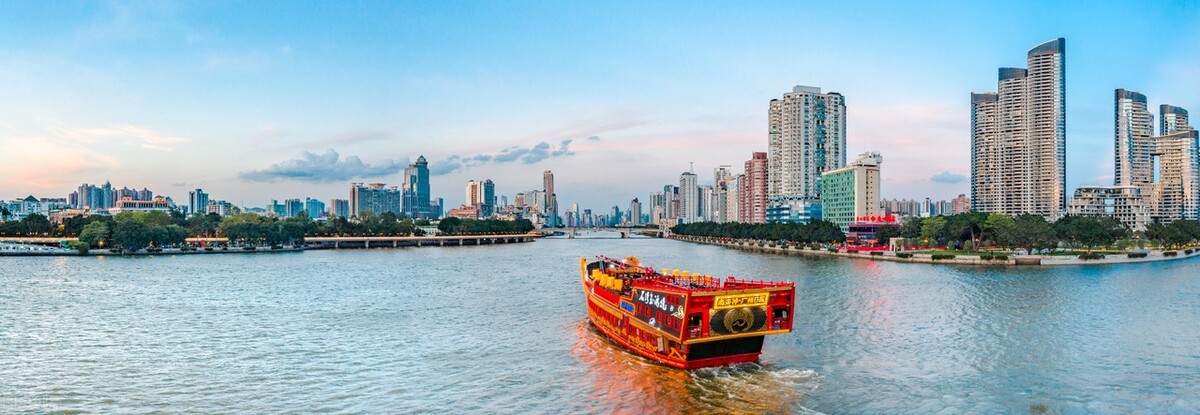 珠江夜游船美图,珠江夜游风景