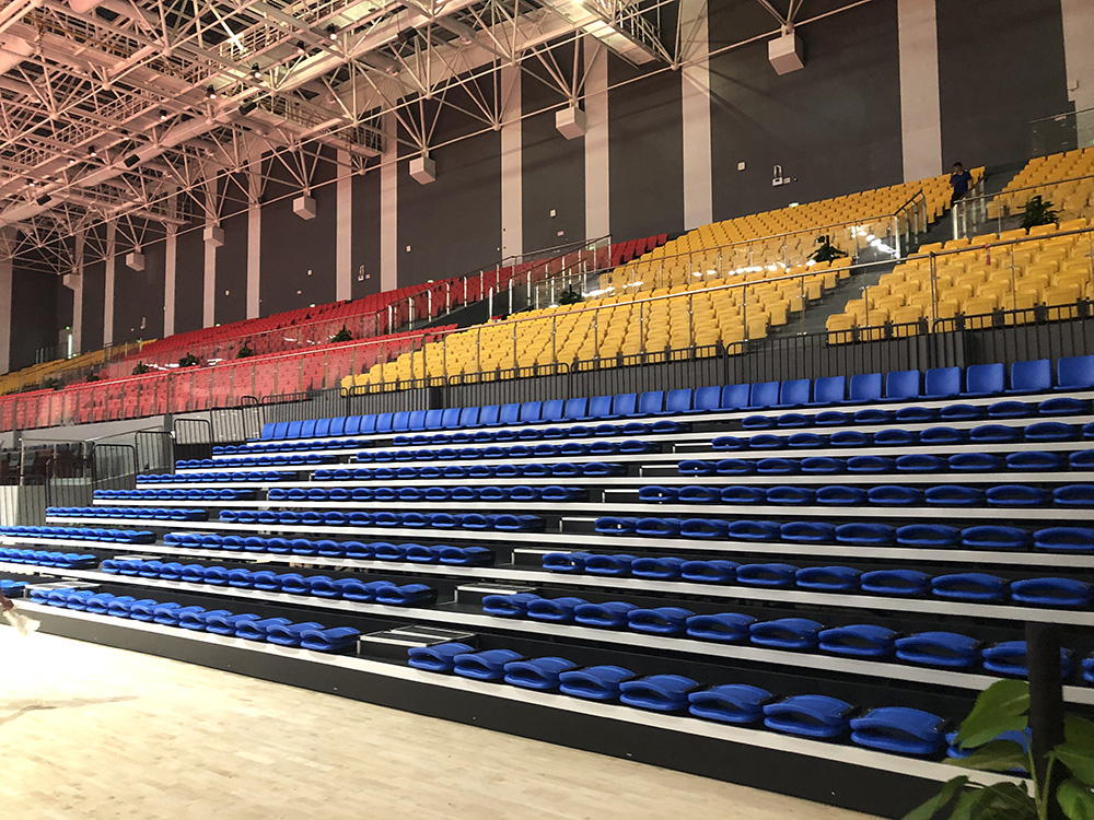 运动公园体育馆结构图,韶关看台丙烯酸球场施工