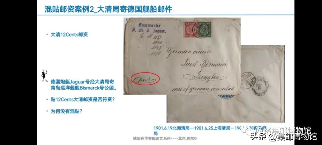 烽断无烟一一清末德国在华邮政邮资漫谈（信函与明信片）