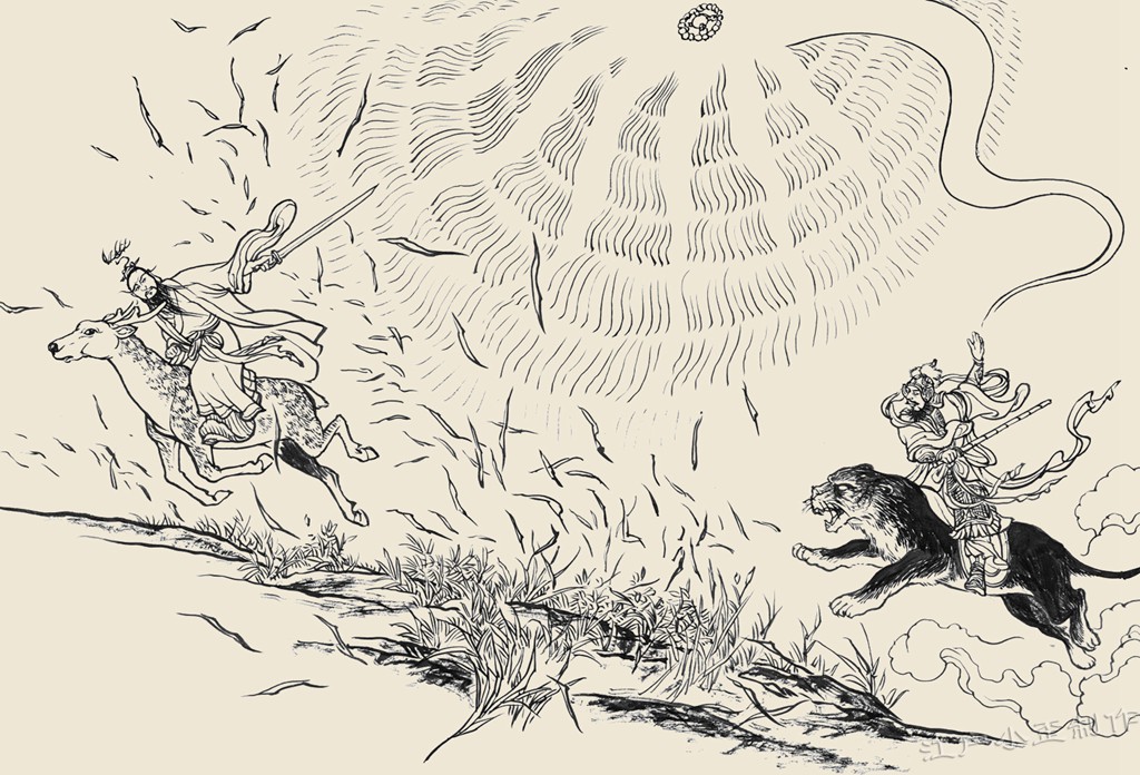 财神赵公明的故事连环画,财神显灵故事