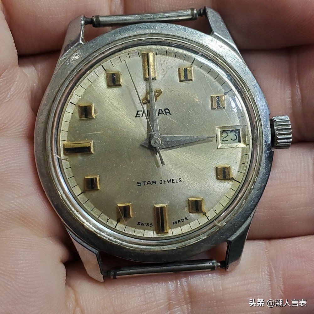 英纳格手表机芯保养全过程,英纳格1145机芯