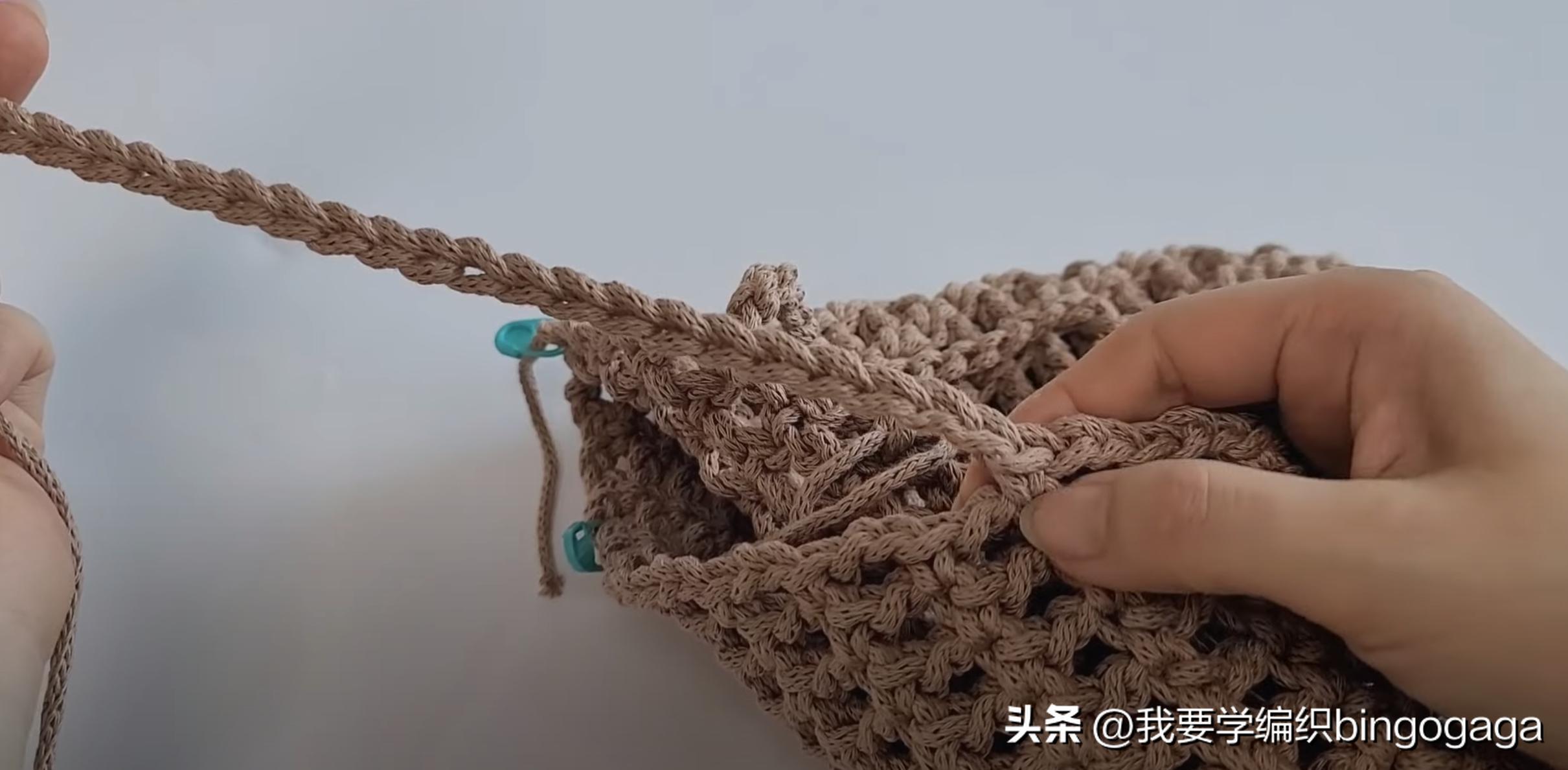 怎么钩夏手提包又好看,钩针夏天手提包图片视频