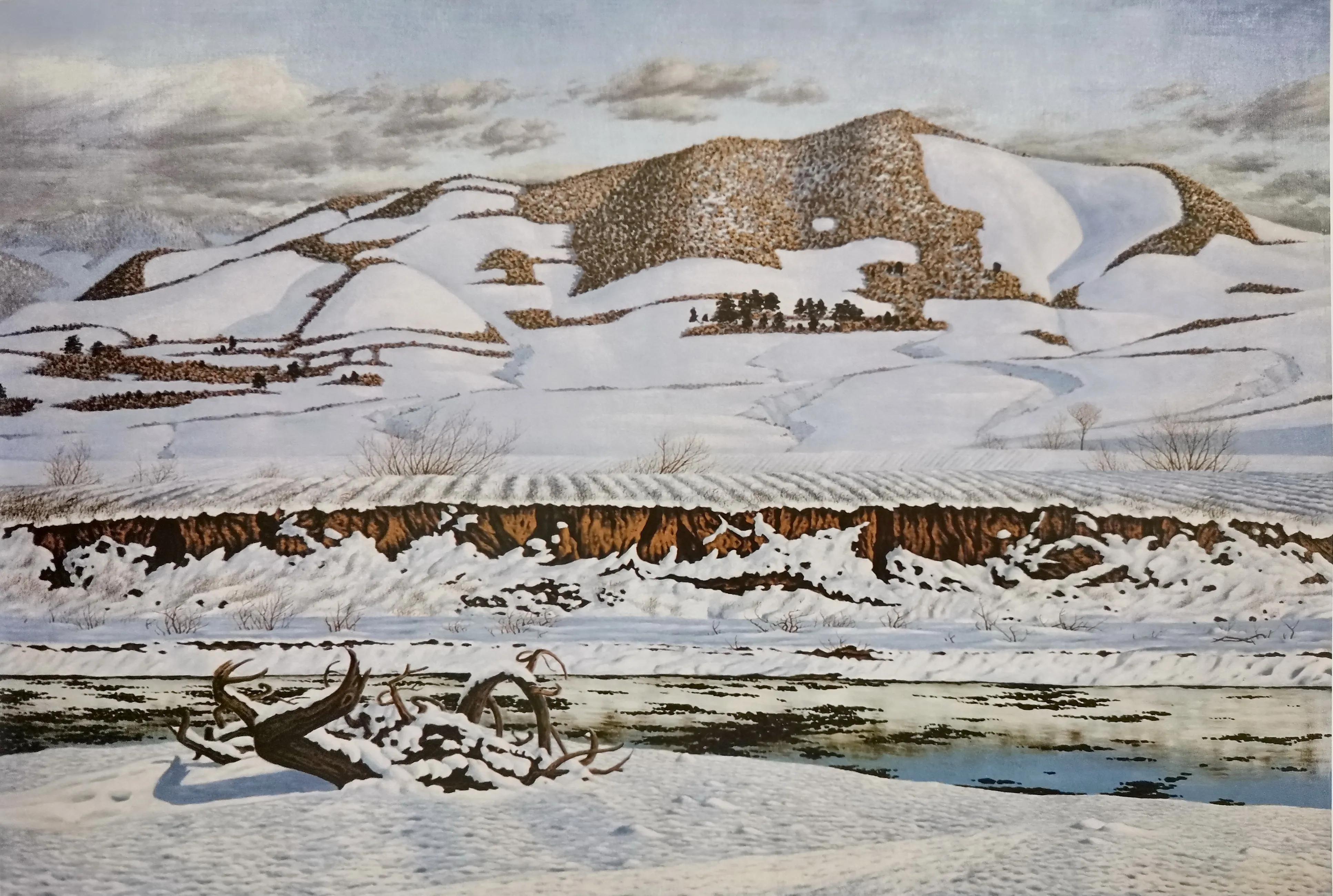 肖景志评论家,肖景志油画作品