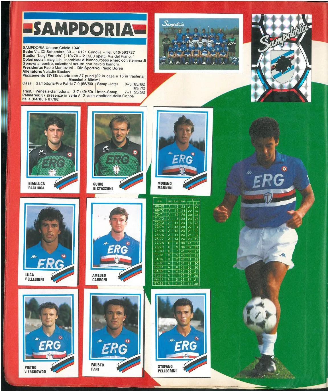 「忆意甲」一本意大利足球画册带你回顾1988/89赛季意甲联赛