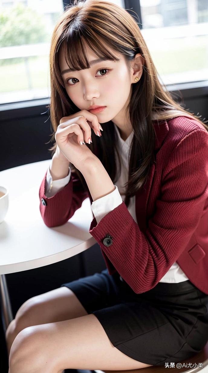 夏季壁纸高清美少女,职业装女性壁纸高清大图