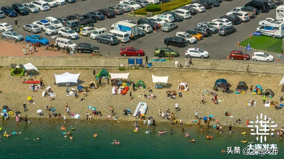 大连可以洗澡的海滩,大连既可以赶海又能洗海澡