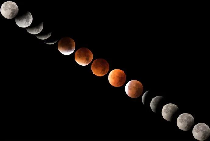 今晚有红月亮吗几点开始,红月亮今晚上演明晚还有吗