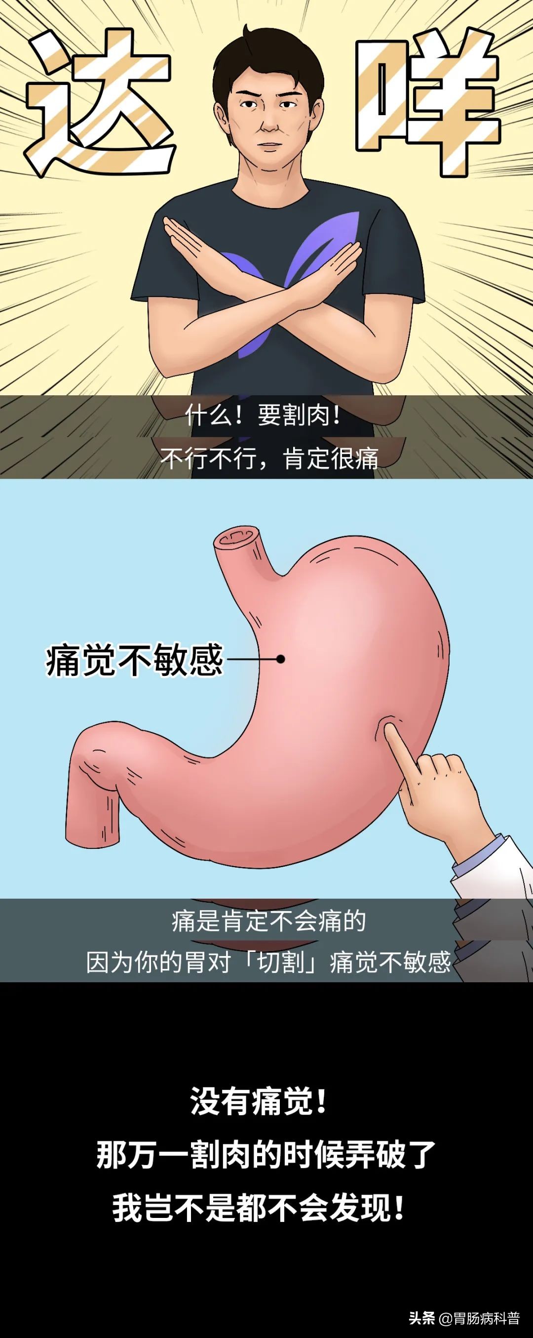 图说胃病,胃镜怎么做的全过程示意图