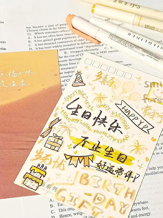 如何写生日贺卡比较好看,生日贺卡怎么写简短10个字