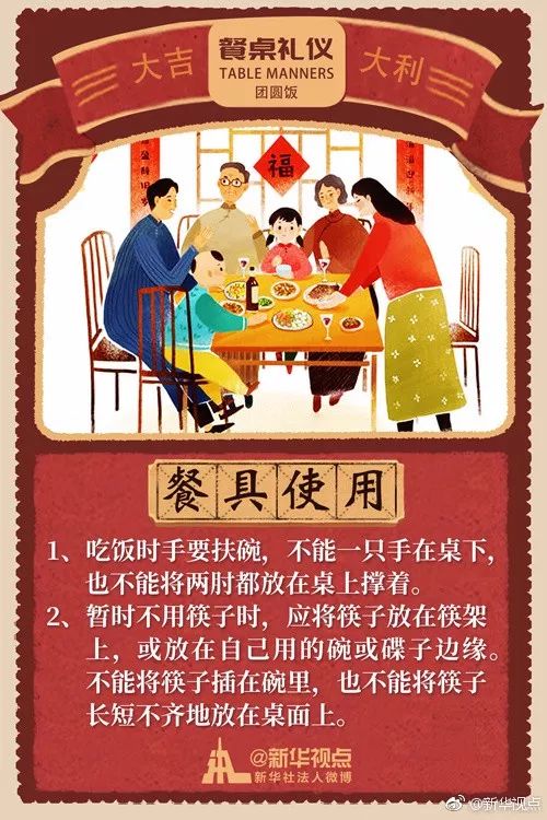 春节走亲访友，餐桌上的这些礼仪你要知道！