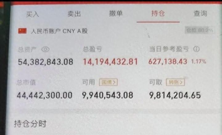 很多人看看我的股市资产账户，看完后都惊叹不已，今天给大家公开