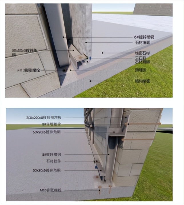 市政工程细部做法bim,bim土建节点大样图