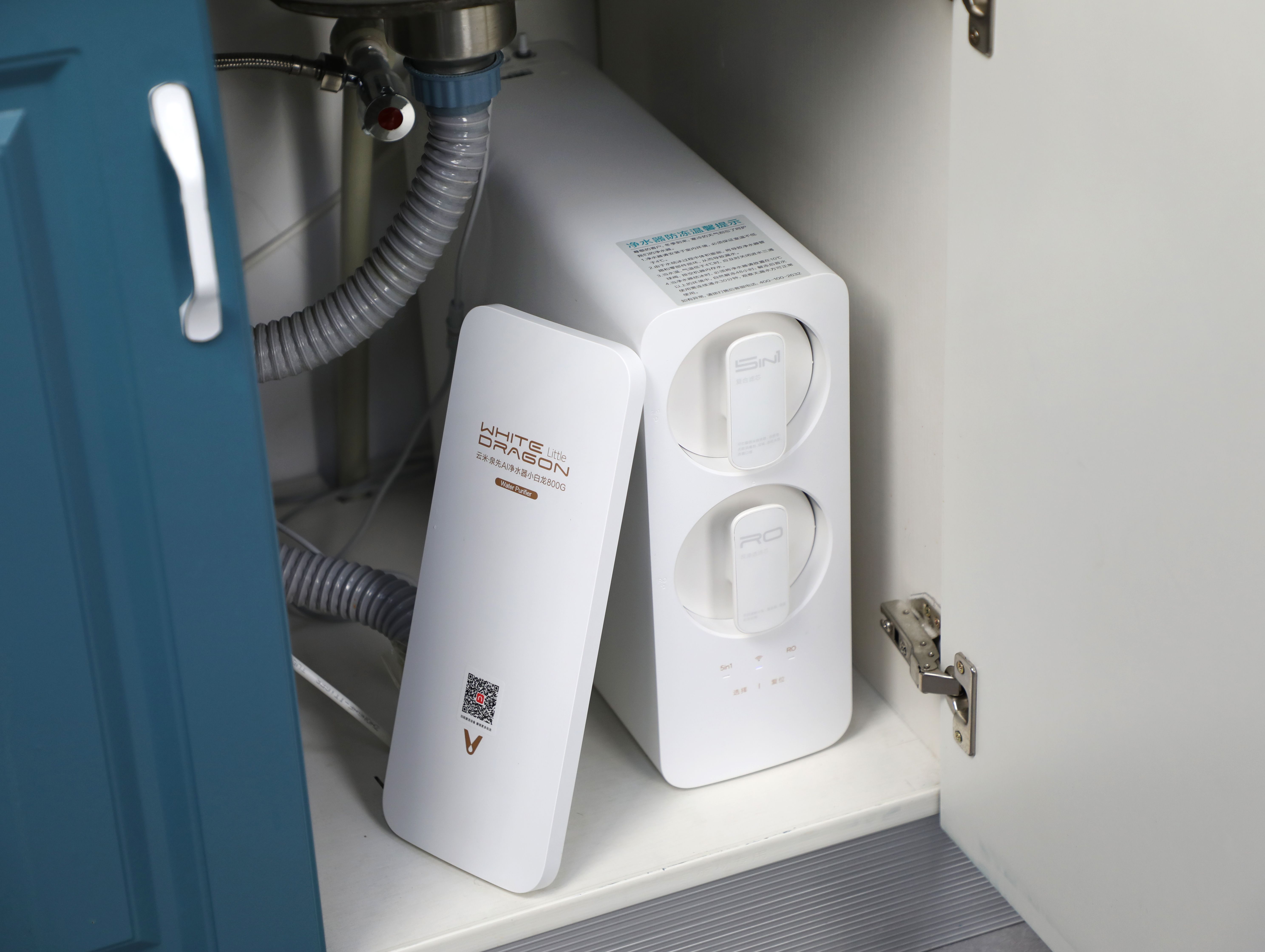 云米小白龙600g净水器更换教程,云米小白龙800净水器可以直饮吗