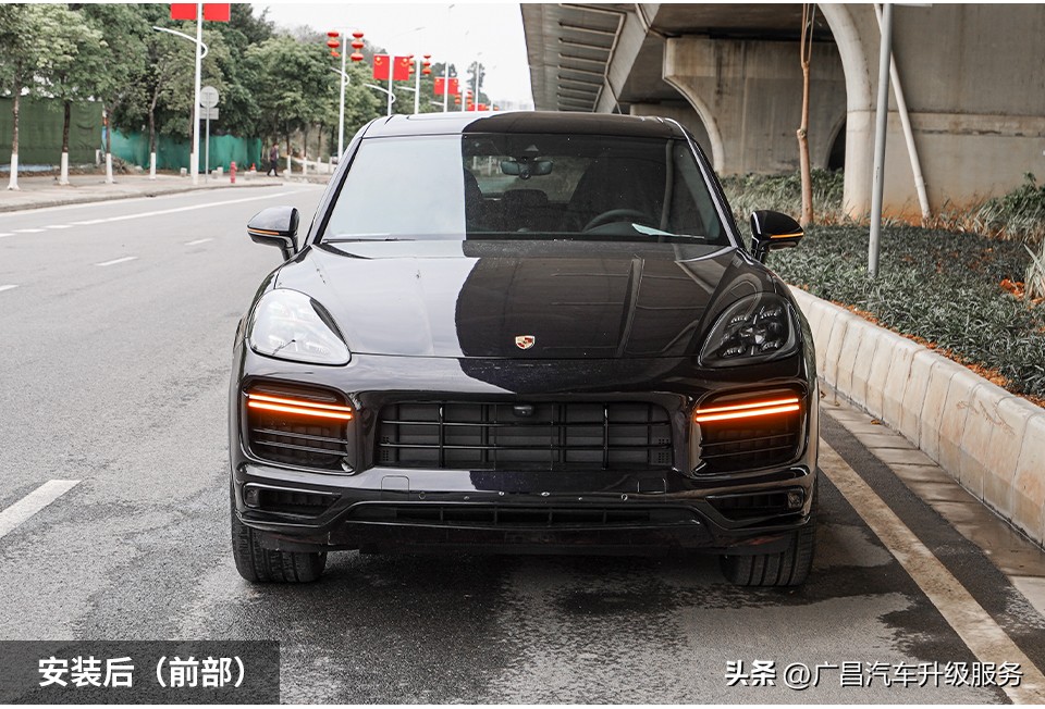 卡宴22寸exclusivedesignsport轮毂,20款保时捷卡宴coupe改色