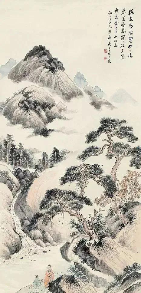 国画山水画中的四季的景色,35幅绝美山水图这才是国画的灵魂