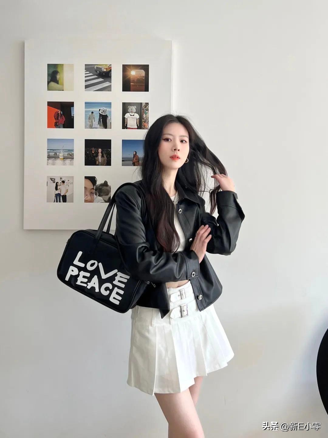 2024早春新款皮衣大码,一件皮衣有多百搭