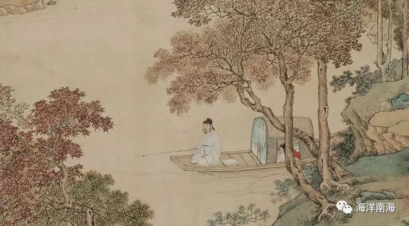 中国古代名画垂钓,古代名画垂钓