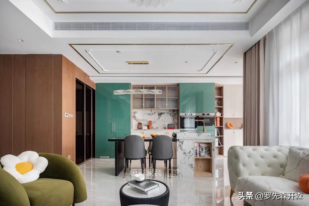 太好住了！汗蒸房、拳击馆统统搬回家，262㎡排屋法式轻奢混搭