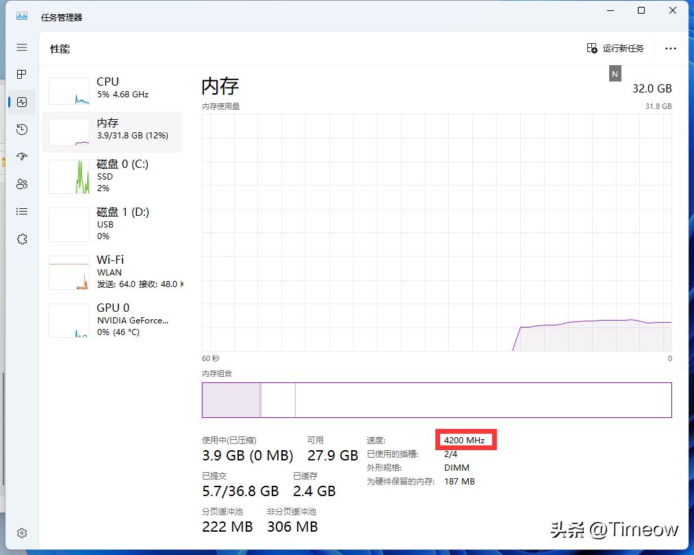 海力士DJR颗粒小白轻松超4200宏碁掠夺者PallasDDR4CL18内存实测