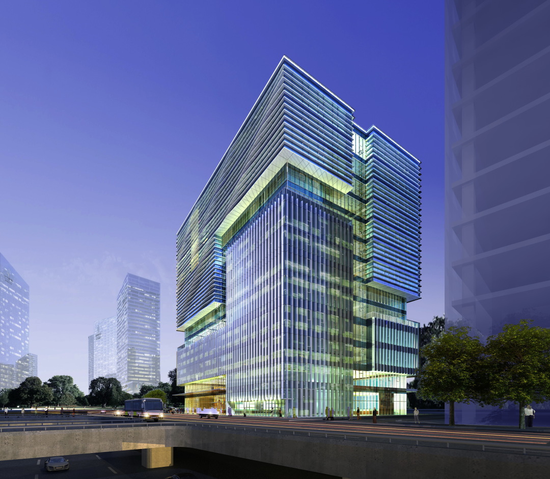 雄踞CBD郑州新地标|CBRE为东龙创鑫大厦提供独家租赁代理服务