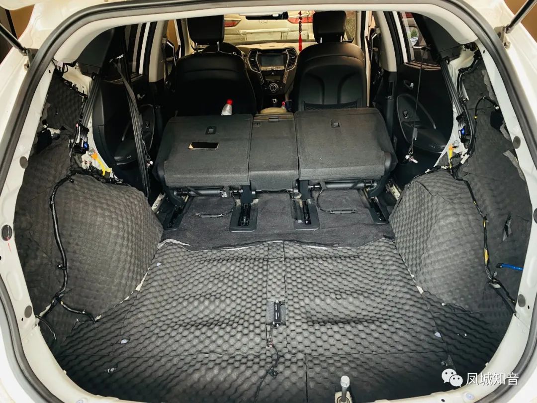 新胜达双层隔音玻璃,现代新胜达汽车音响隔音改装