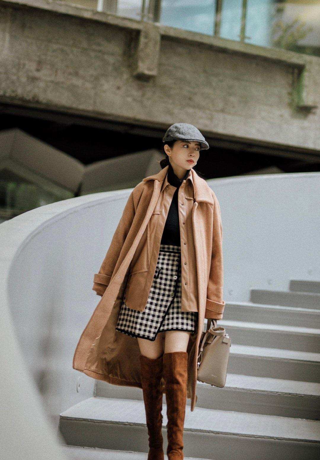 fsgfreedomsoluble驼色大衣,秋冬驼色大衣