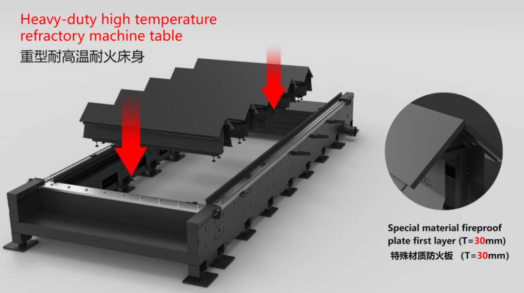 百超激光切割机八千瓦,30000瓦激光切割机