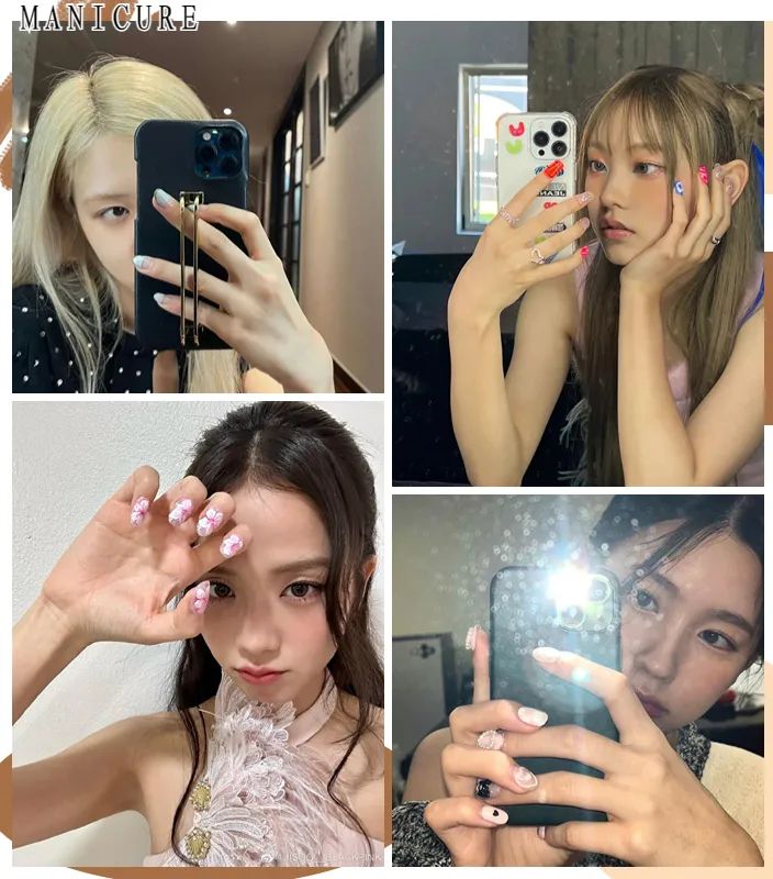 夏日美甲图片清新海底捞,夏日美甲图片清新裸色