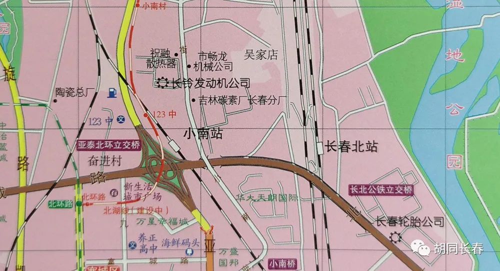 长春市东天西胡同在哪,长春北站在凯旋路附近吗