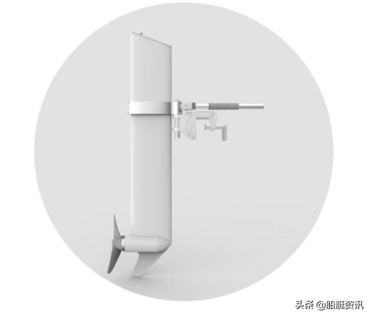 像不像方向舵？时尚简约的RemigoOne一体式电动舷外机