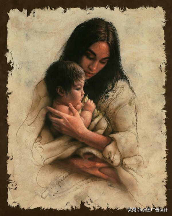 印第安人油画高清,印第安人油画艺术