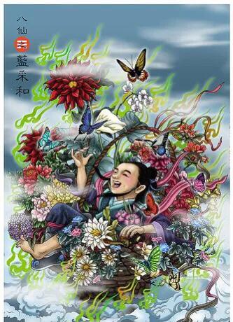 《咄咄怪事》神怪趣事连载（68.蓝采和的故事）作者/*德吴**珠