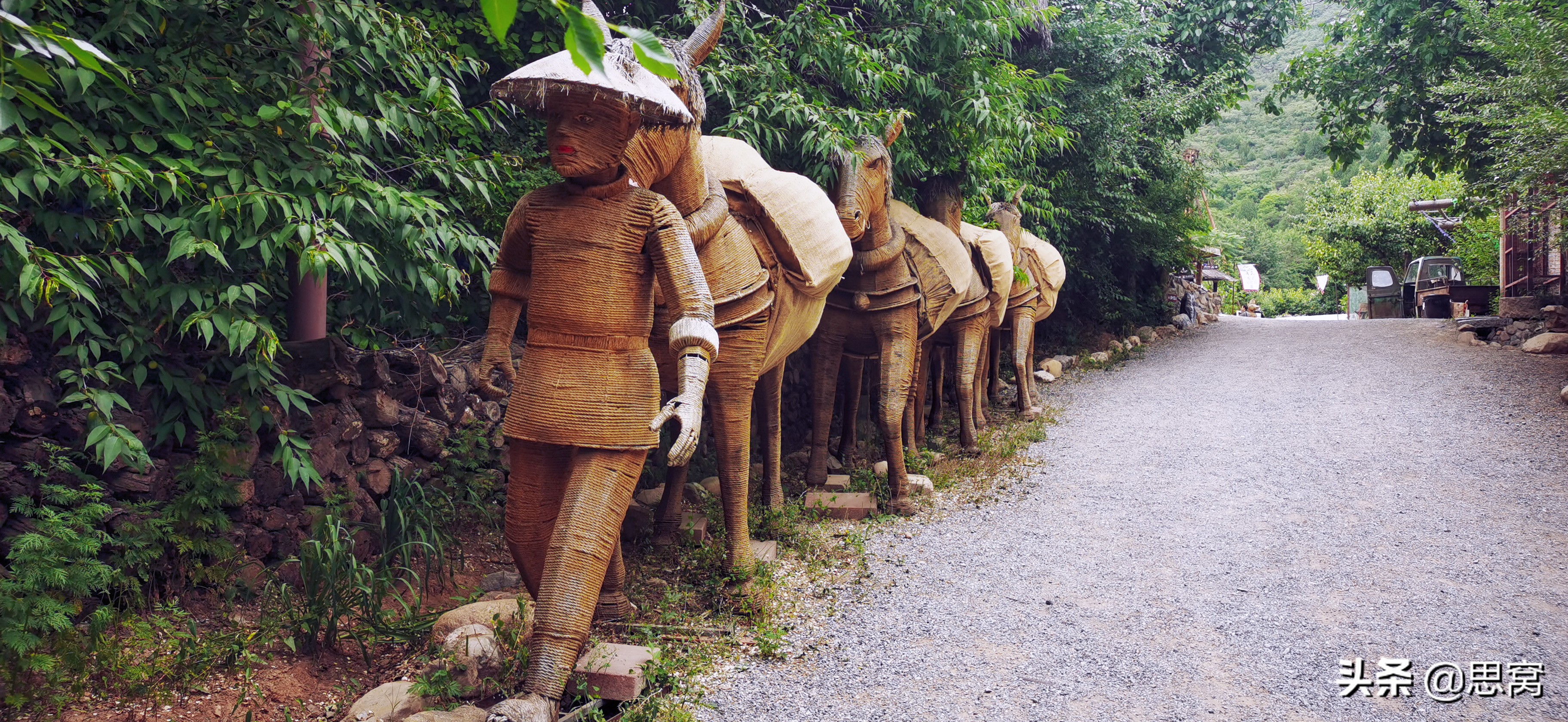 思窝骑着马儿去草原：谷山村景区，农业文明发展的缩影之一