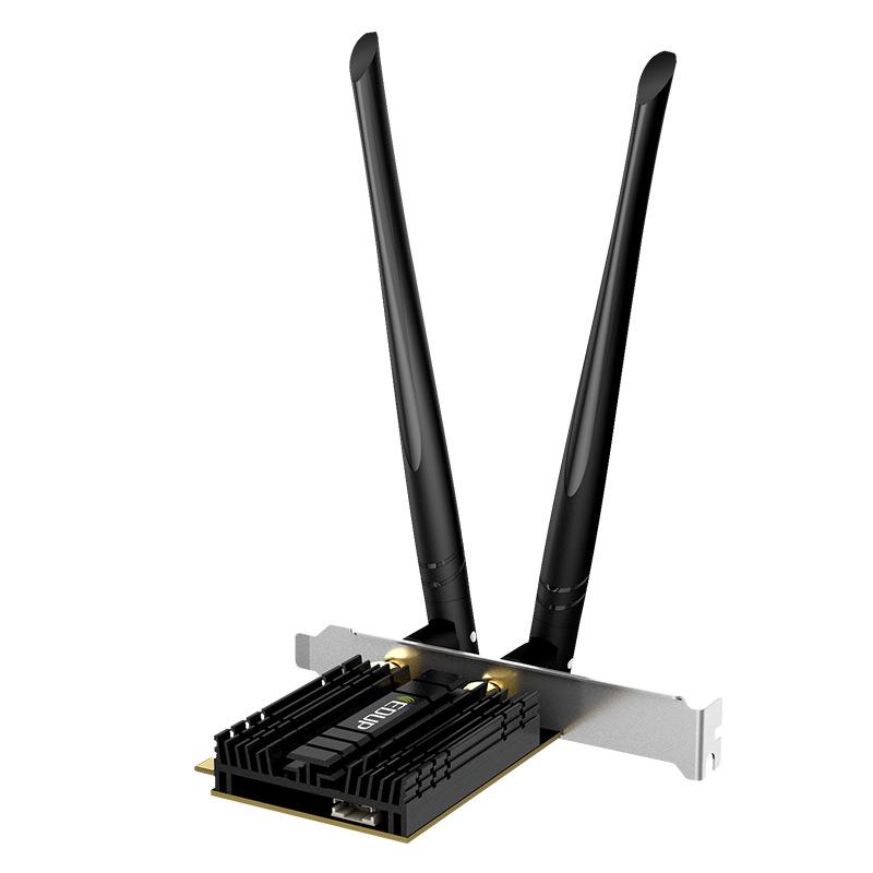 稳如网线翼联EDUP全新WiFi6PCIE无线网卡EP-9655GS开箱评测