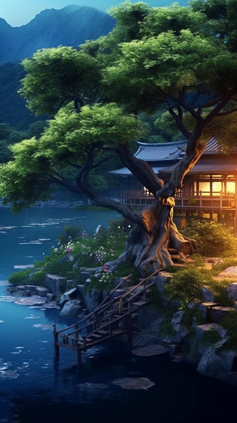 手机壁纸高清仙气清新唯美古风,绝美古风手机意境壁纸