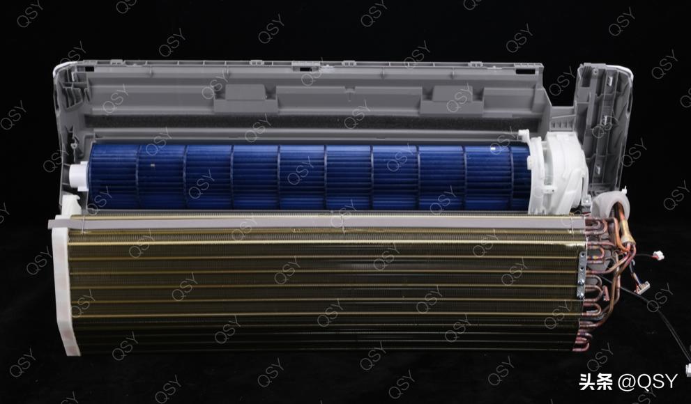 美的空调风酷拆解图,美的柜机kfr51lw风轮拆卸视频