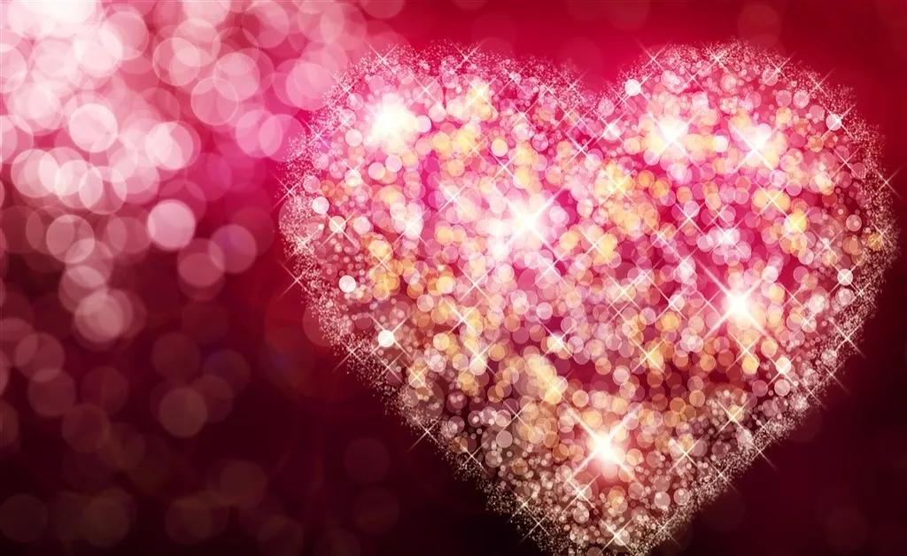 心形满天星壁纸,心形壁纸风景治愈