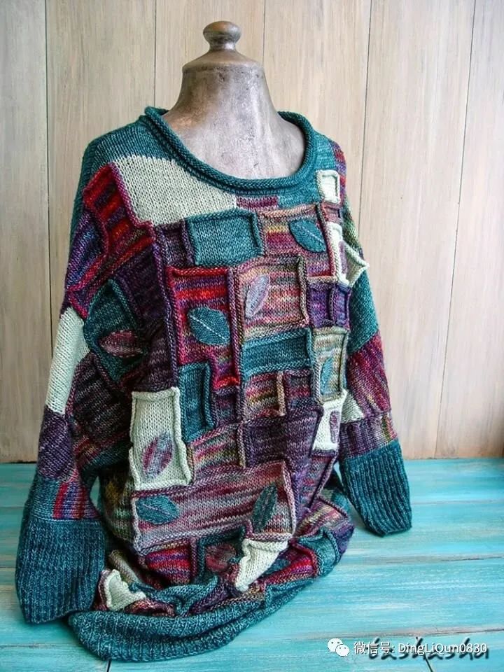 分享一款简单漂亮的针织花样,针织作品展示大全