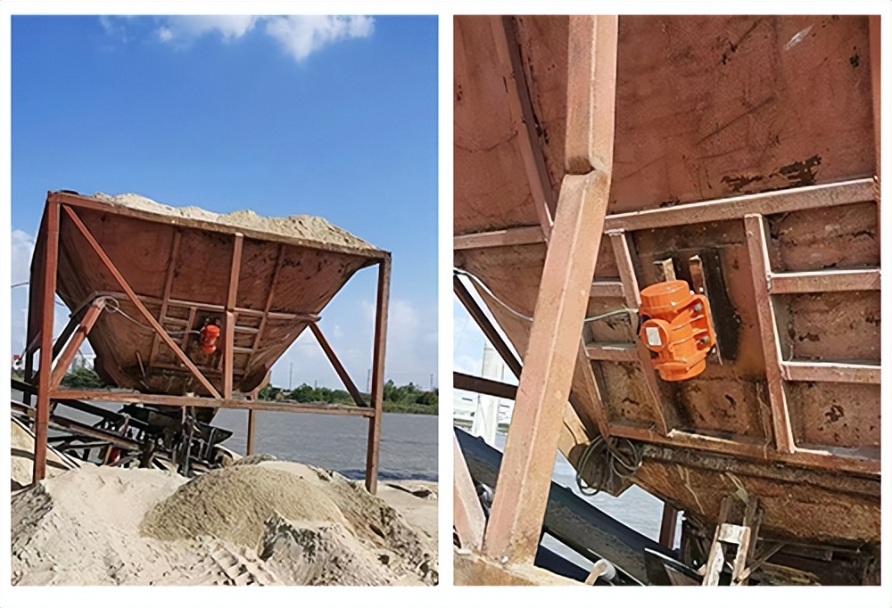 仓壁振动器使用场景,仓壁振动器安装示意图