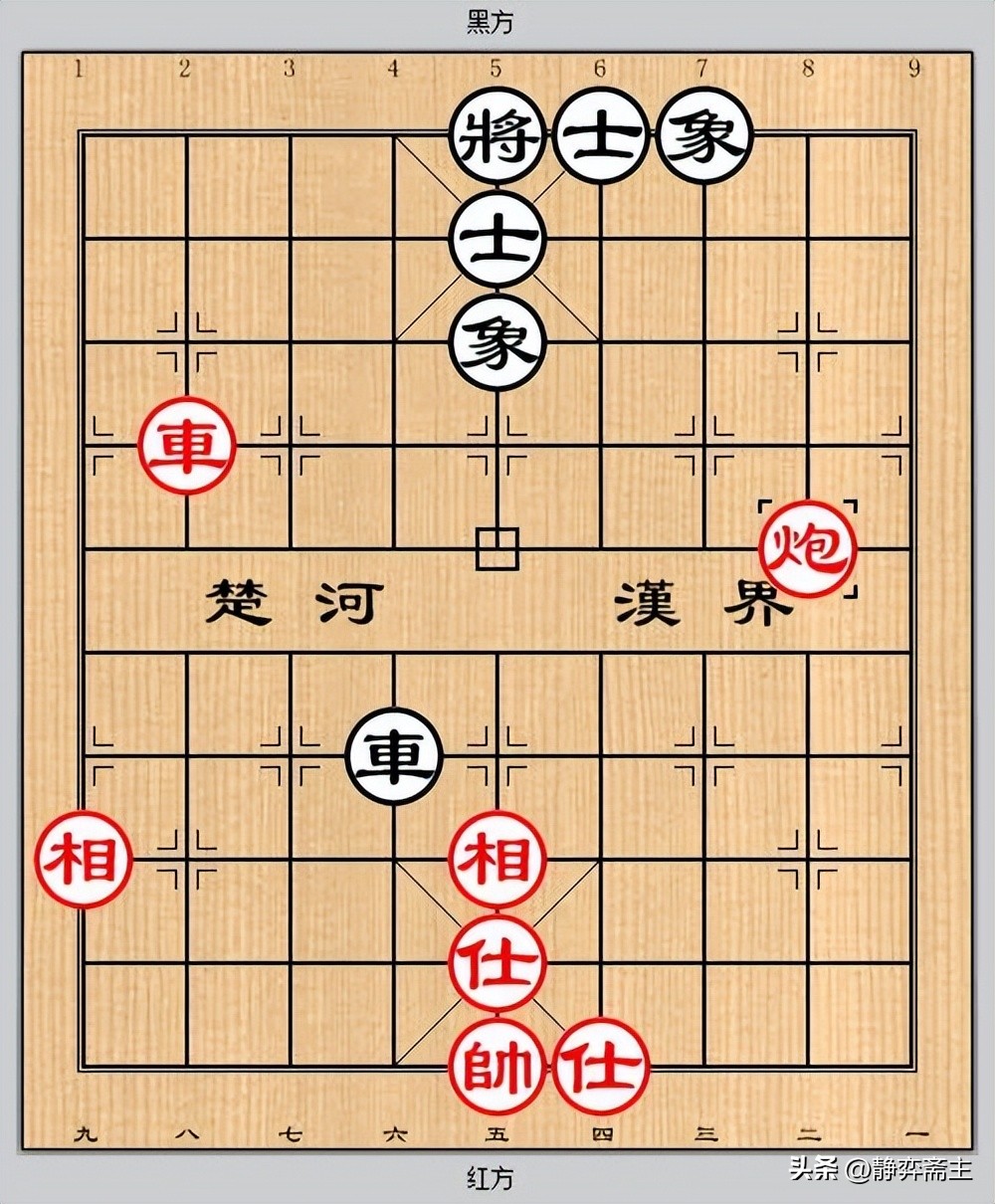 单车士守和车单兵定式,单车士象全守和炮车的定式