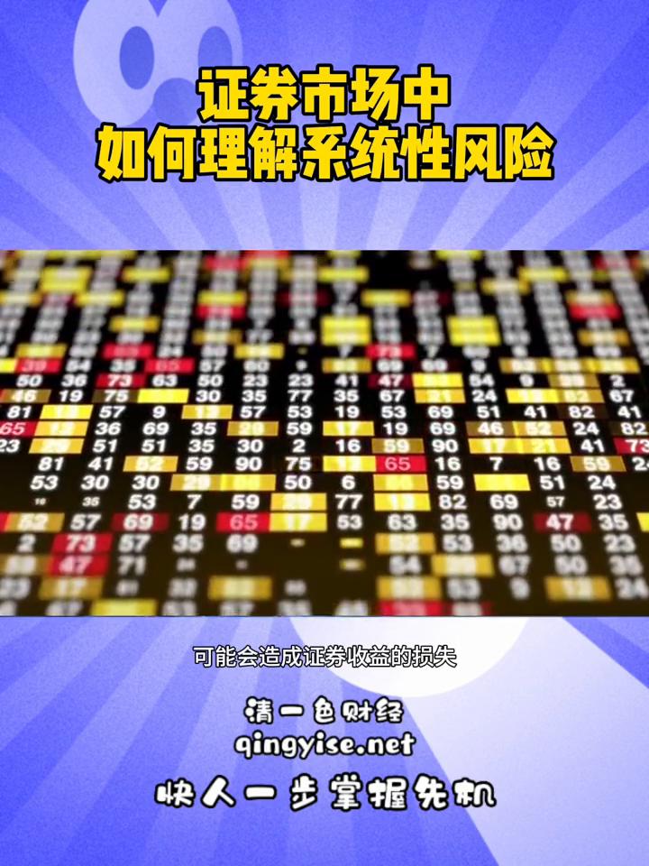 证券投资系统性风险有哪些,股票系统性风险是什么意思