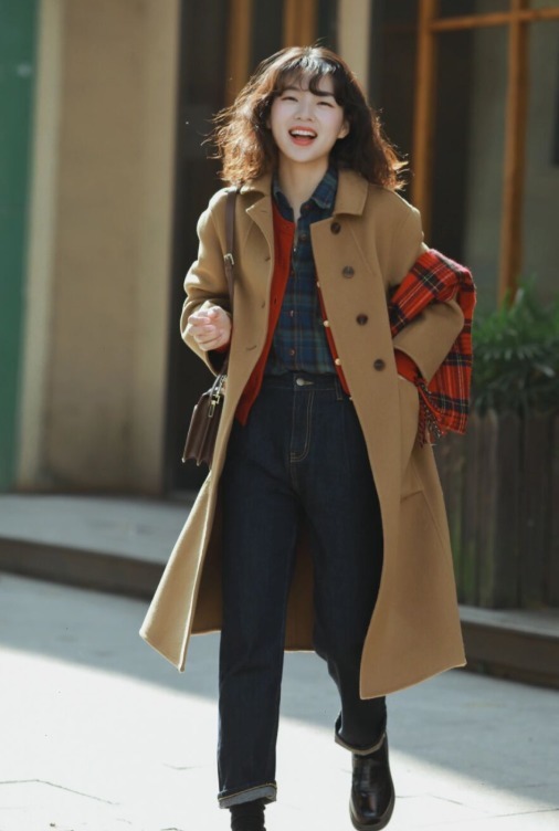 棕色大衣烂大街？学博主这样搭配，158cm也能穿出强大气场