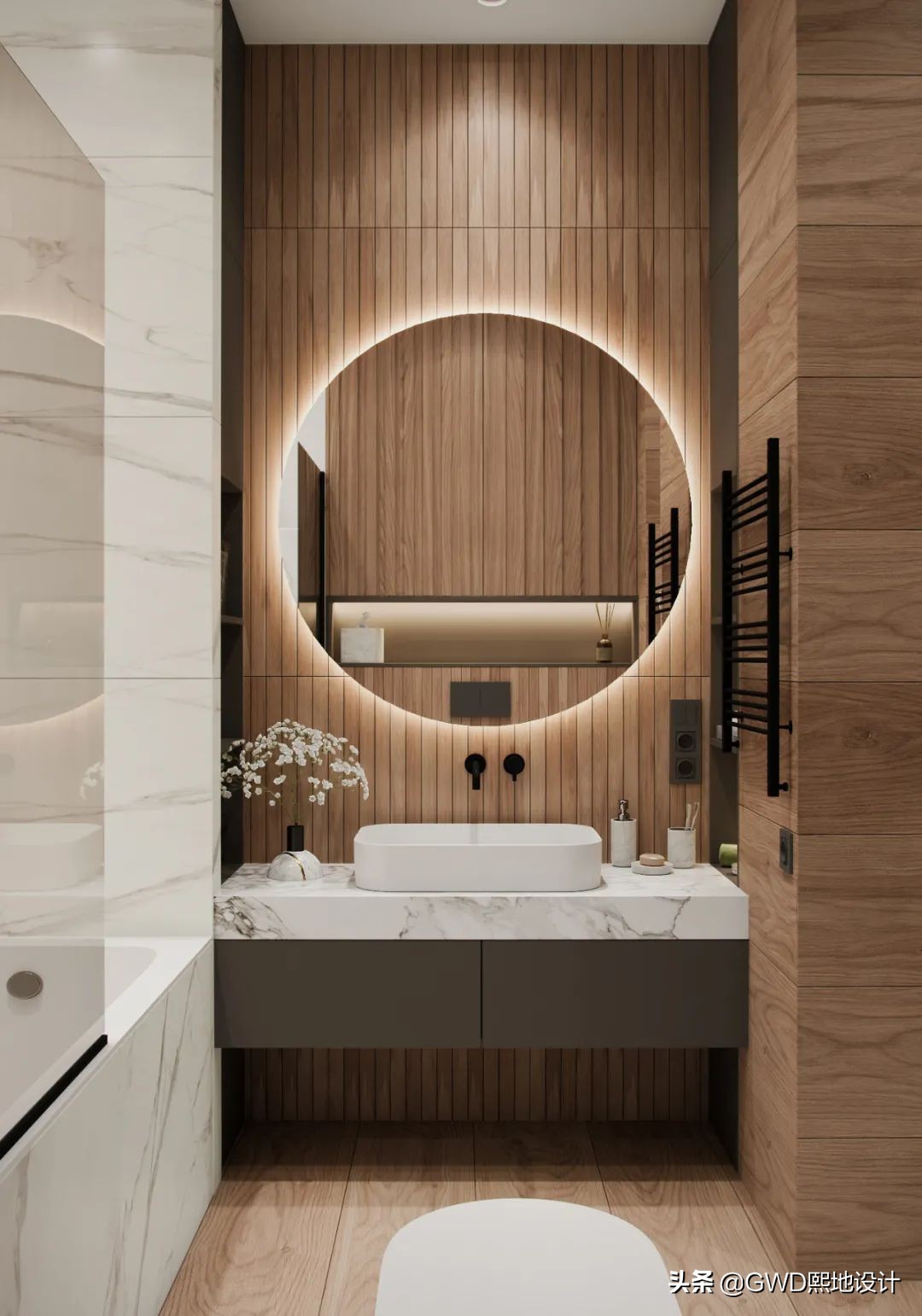 最美卫生间装修效果图,2021最火卫生间设计效果图